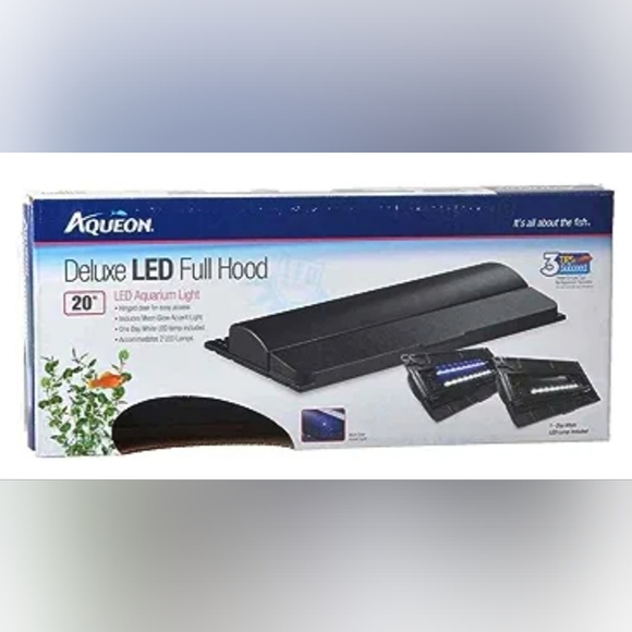 AQUEON Led Full Hood 20" Black - Picture 2 of 8